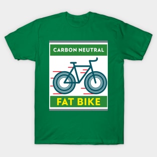 Carbon Neutral Fat Bike Tees T-Shirt